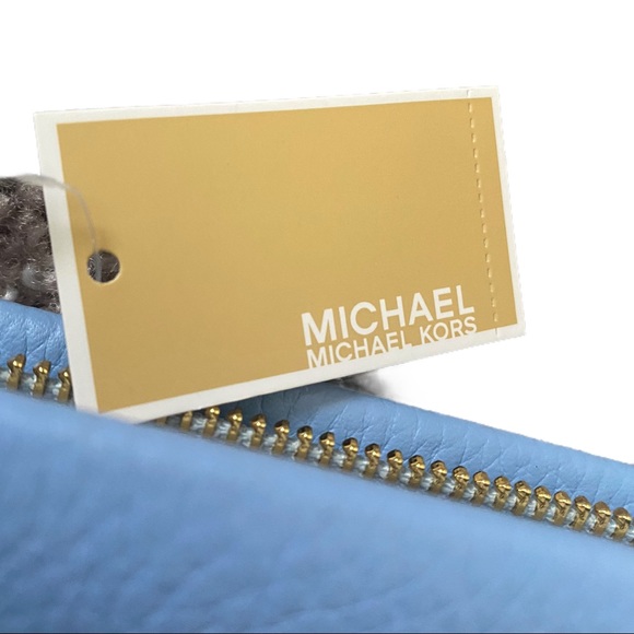 NWT Michael Kors Blue Jet Set Travel Crossbody - Picture 12 of 13